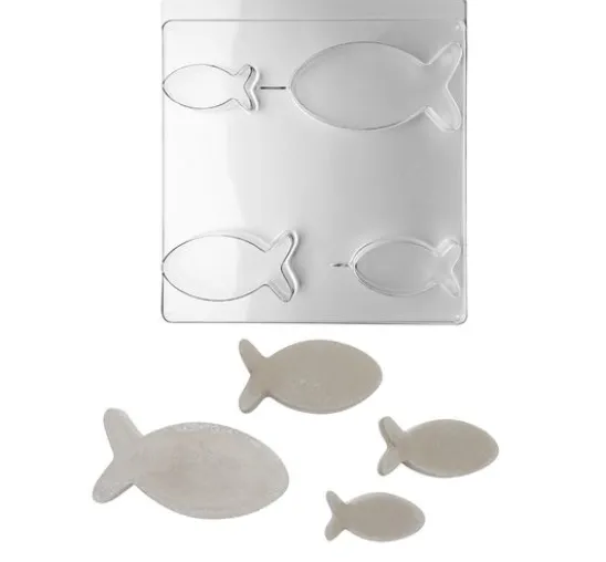 Gießform "Fische", 4 Größen