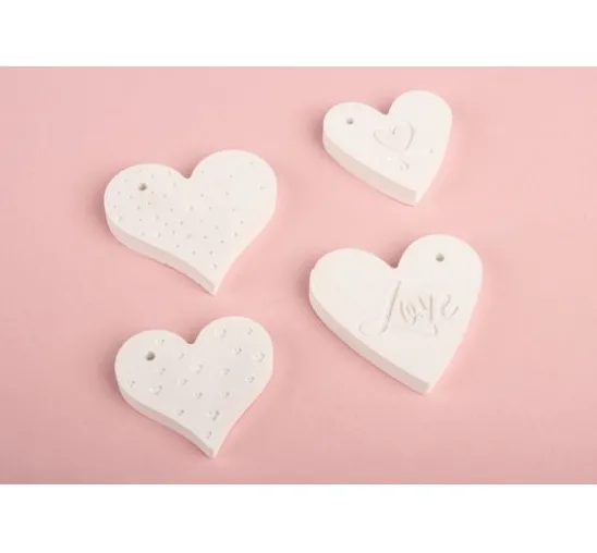 Gieß-Set Anhänger "Love", 4 Motive