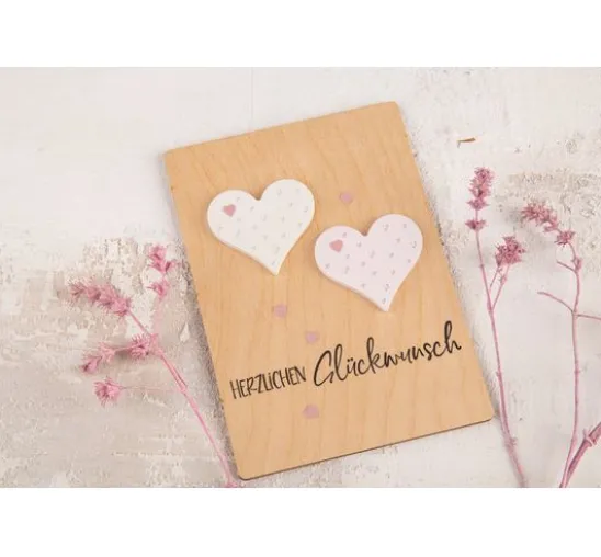 Gieß-Set Anhänger "Love", 4 Motive