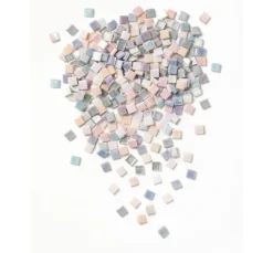 Glas-Mosaiksteine Mix, farbig sortiert