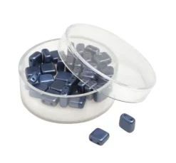 Glasperle "Quadratisch", 35 Stück