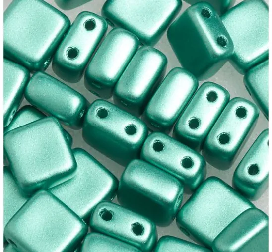 Glasperle "Quadratisch", 35 Stück