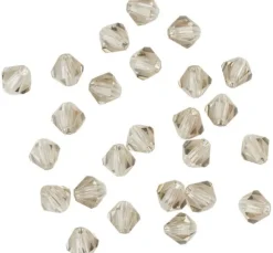 Glasschliffglitzerperlen, 4 mm