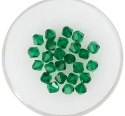 Glasschliffglitzerperlen, 4 mm