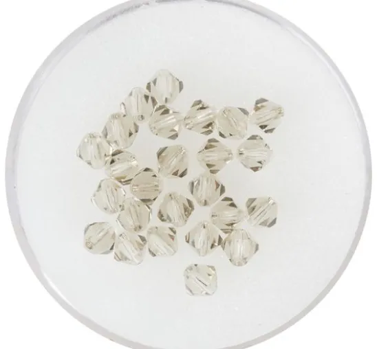 Glasschliffglitzerperlen, 4 mm