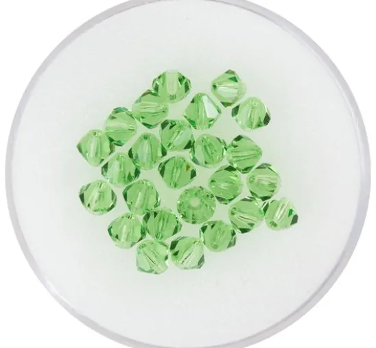 Glasschliffglitzerperlen, 4 mm