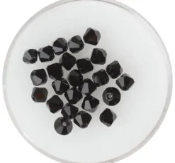 Glasschliffglitzerperlen, 4 mm