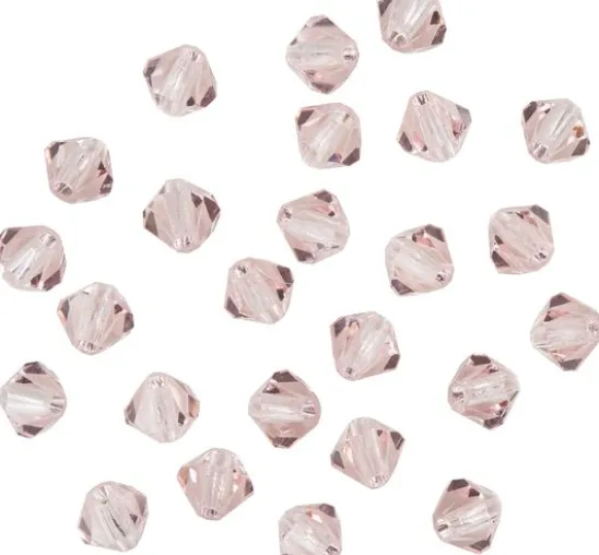 Glasschliffglitzerperlen, 4 mm