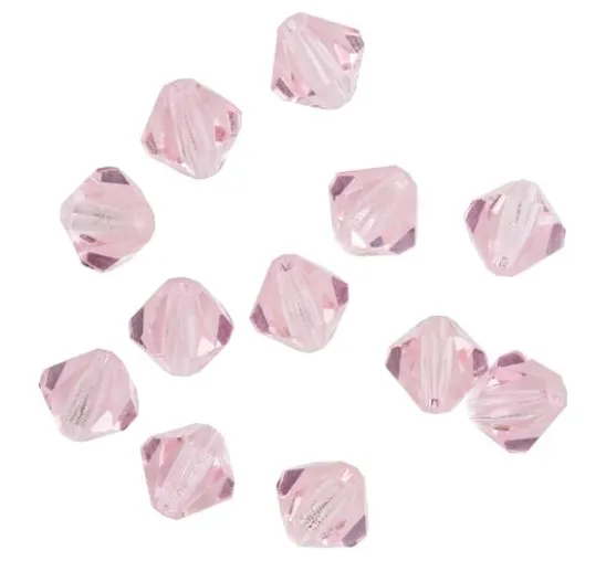 Glasschliffglitzerperlen, 6 mm