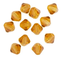 Glasschliffglitzerperlen, 6 mm