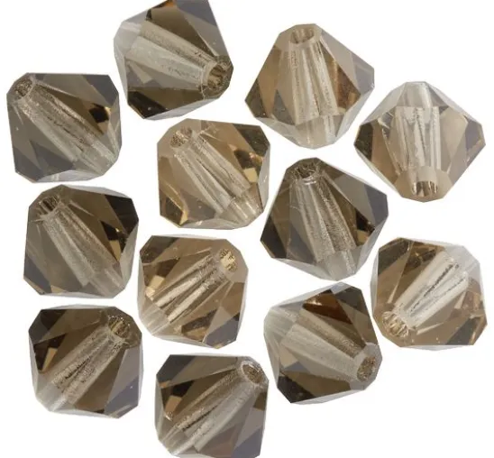 Glasschliffglitzerperlen, 6 mm