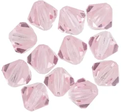 Glasschliffglitzerperlen, 6 mm