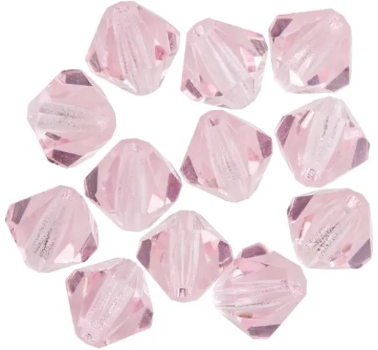 Glasschliffglitzerperlen, 6 mm