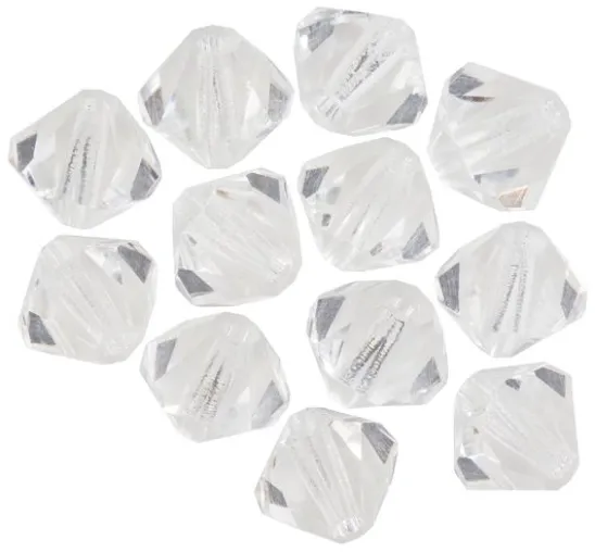 Glasschliffglitzerperlen, 6 mm
