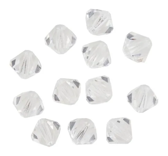 Glasschliffglitzerperlen, 6 mm