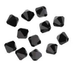 Glasschliffglitzerperlen, 6 mm