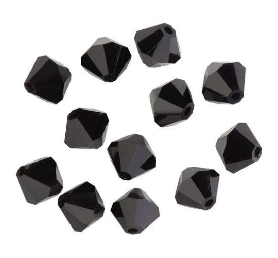 Glasschliffglitzerperlen, 6 mm