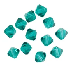 Glasschliffglitzerperlen, 6 mm