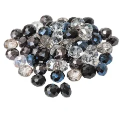 Glasschliffperlen, 12 mm