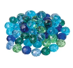 Glasschliffperlen, 12 mm