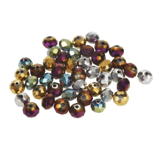 Glasschliffperlen, 8 mm, 45 Stück