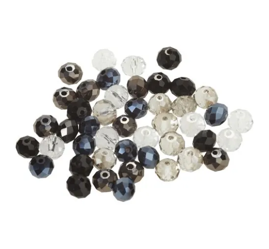 Glasschliffperlen, 8 mm, 45 Stück