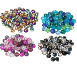 Glasschliffperlen, 10 mm, 35 Stück