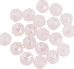 Glasschliffperle Rund, 6 mm