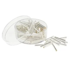 Glasstifte mit Silbereinzug,
