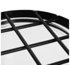Glasvase mit Steckgitter