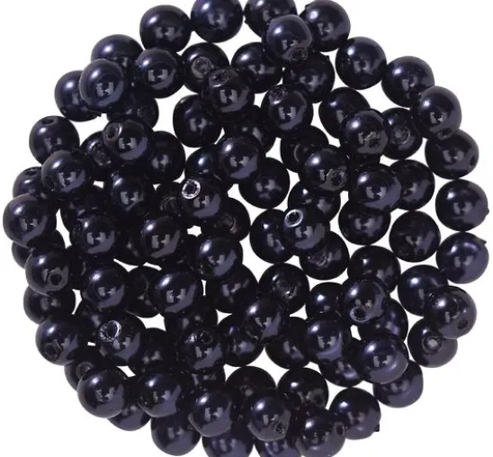 Glaswachsperlen, Ø 4 mm, 100 Stück