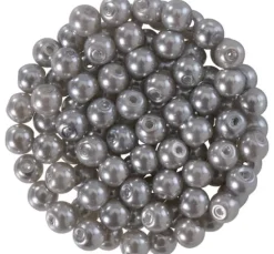 Glaswachsperlen, Ø 4 mm, 100 Stück