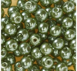 Glaswachsperlen, Ø 4 mm, 100 Stück