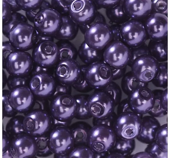 Glaswachsperlen, Ø 4 mm, 100 Stück