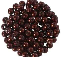 Glaswachsperlen, Ø 4 mm, 100 Stück