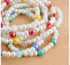 Glaswachsperlen, Ø 4 mm, 100 Stück