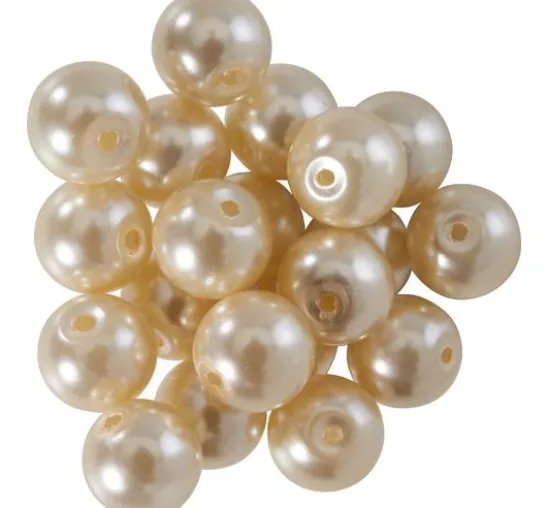Glaswachsperlen, Ø 10 mm, 20 Stück