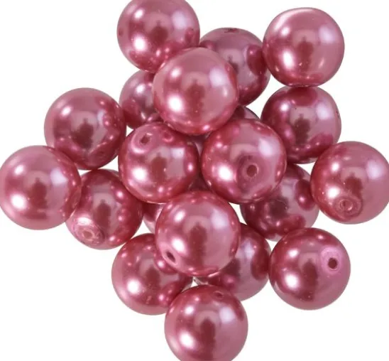 Glaswachsperlen, Ø 10 mm, 20 Stück