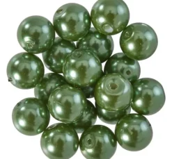 Glaswachsperlen, Ø 10 mm, 20 Stück