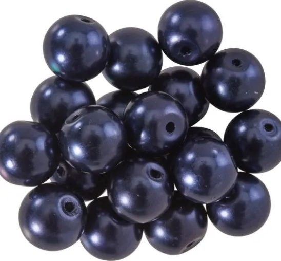 Glaswachsperlen, Ø 10 mm, 20 Stück