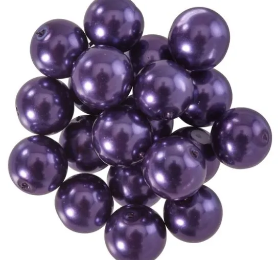 Glaswachsperlen, Ø 10 mm, 20 Stück