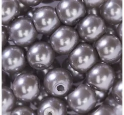 Glaswachsperlen, Ø 6 mm, 55 Stück