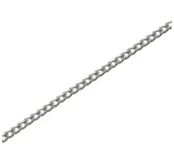 Gliederkette, 1 m, Aluminium, ca. B 3 x H 4 mm