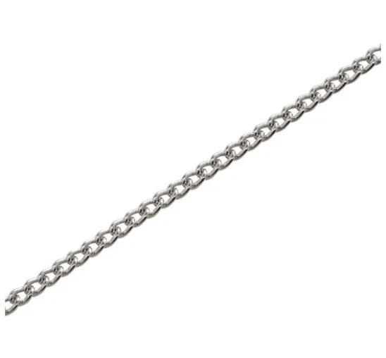 Gliederkette, 1 m, Aluminium, ca. B 3 x H 4 mm