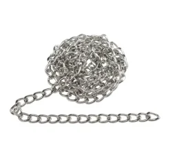 Gliederkette, 1 m, Aluminium, ca. B 6 x H 9 mm