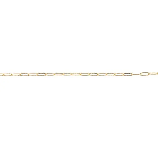 Gliederkette Paperclip geprägt