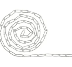 Gliederkette Paperclip geprägt