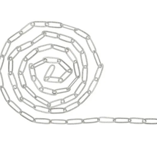 Gliederkette Paperclip geprägt