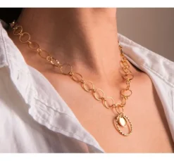 Gliederkette Ringe geprägt