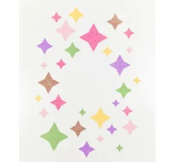 Glitterkarton Rainbow
